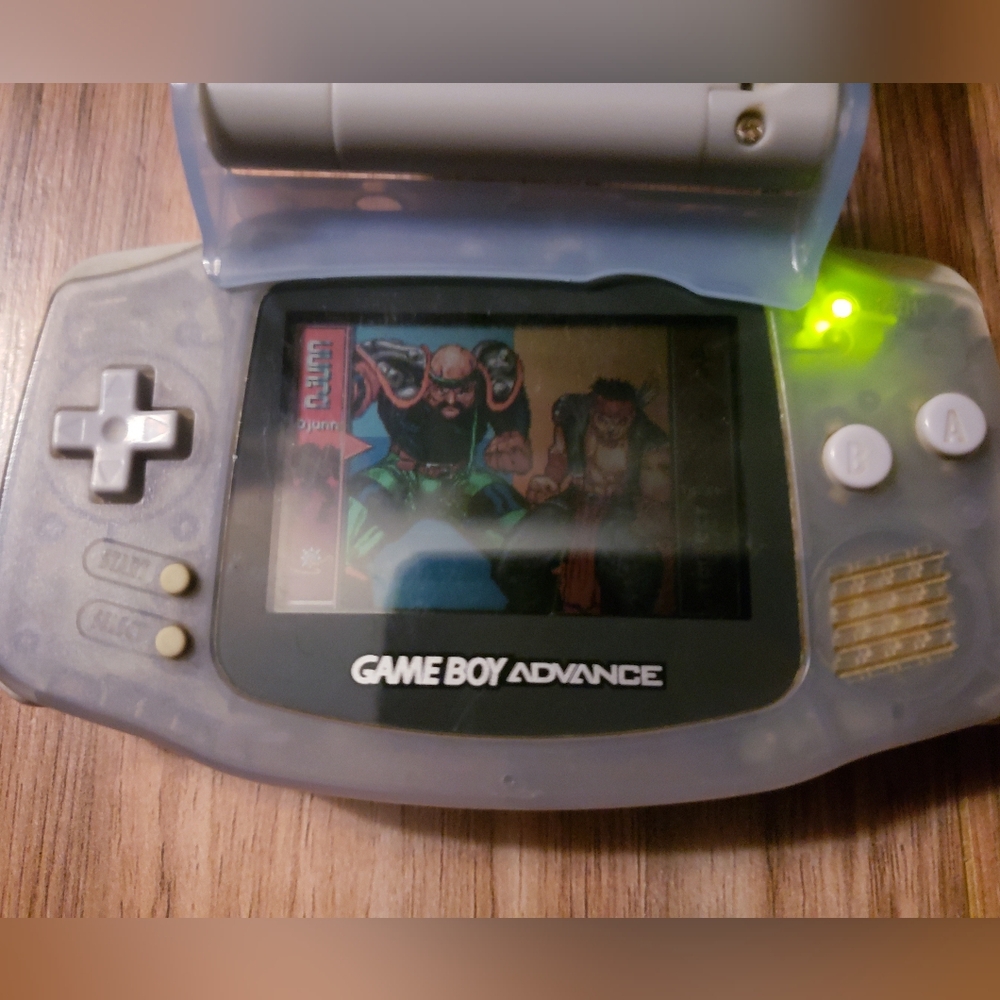 Nintendo Game Boy Advance Vintage- Translucent Gray w/ Game & Accessories